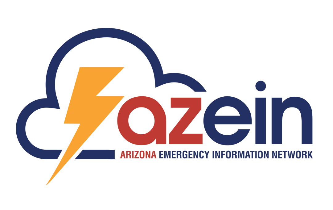 Stylized geometric logo with a dark blue cloud shape, an orange triangular base, and a red semicircle at the center.