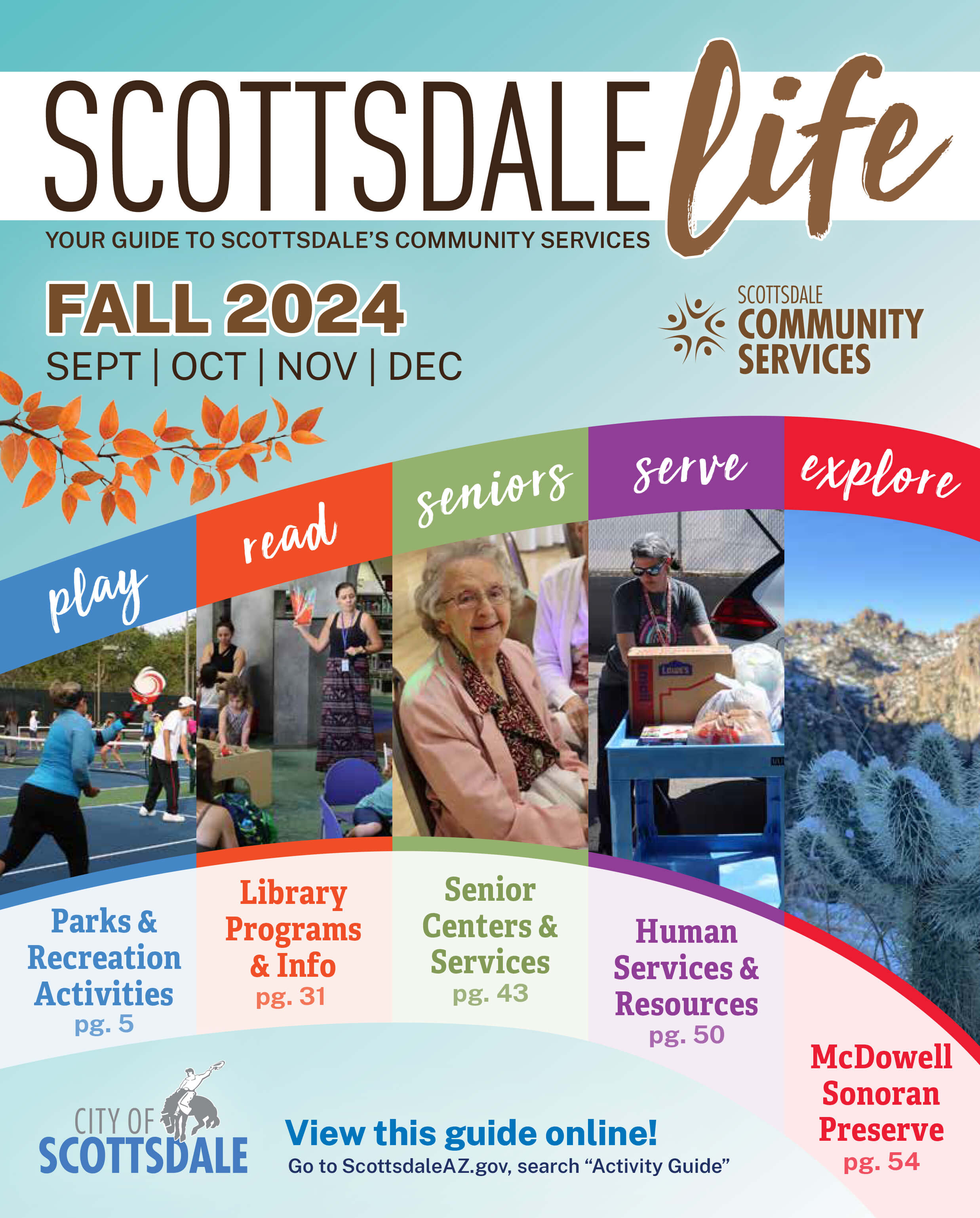 Activity Guide, Recreation Brochure