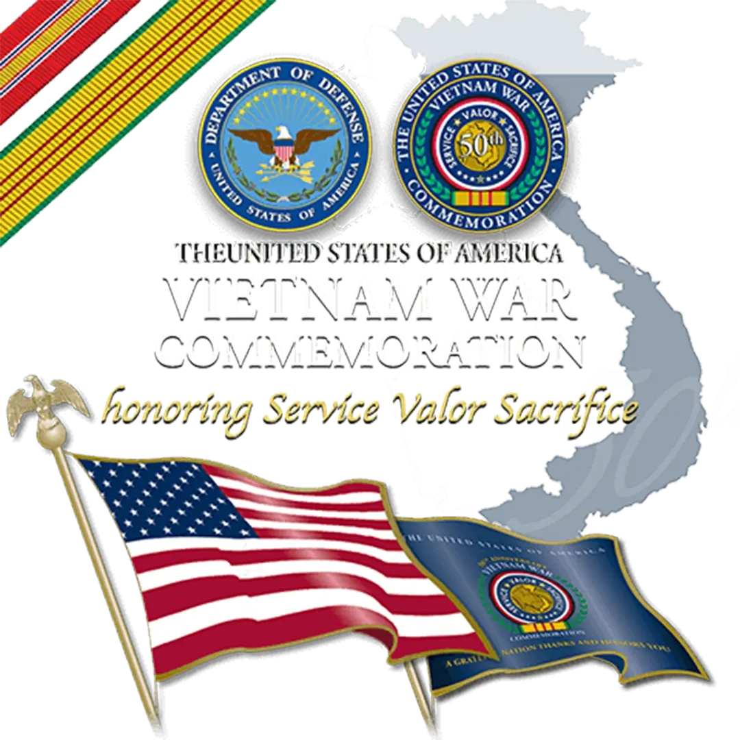 vietnam war commemortation logo