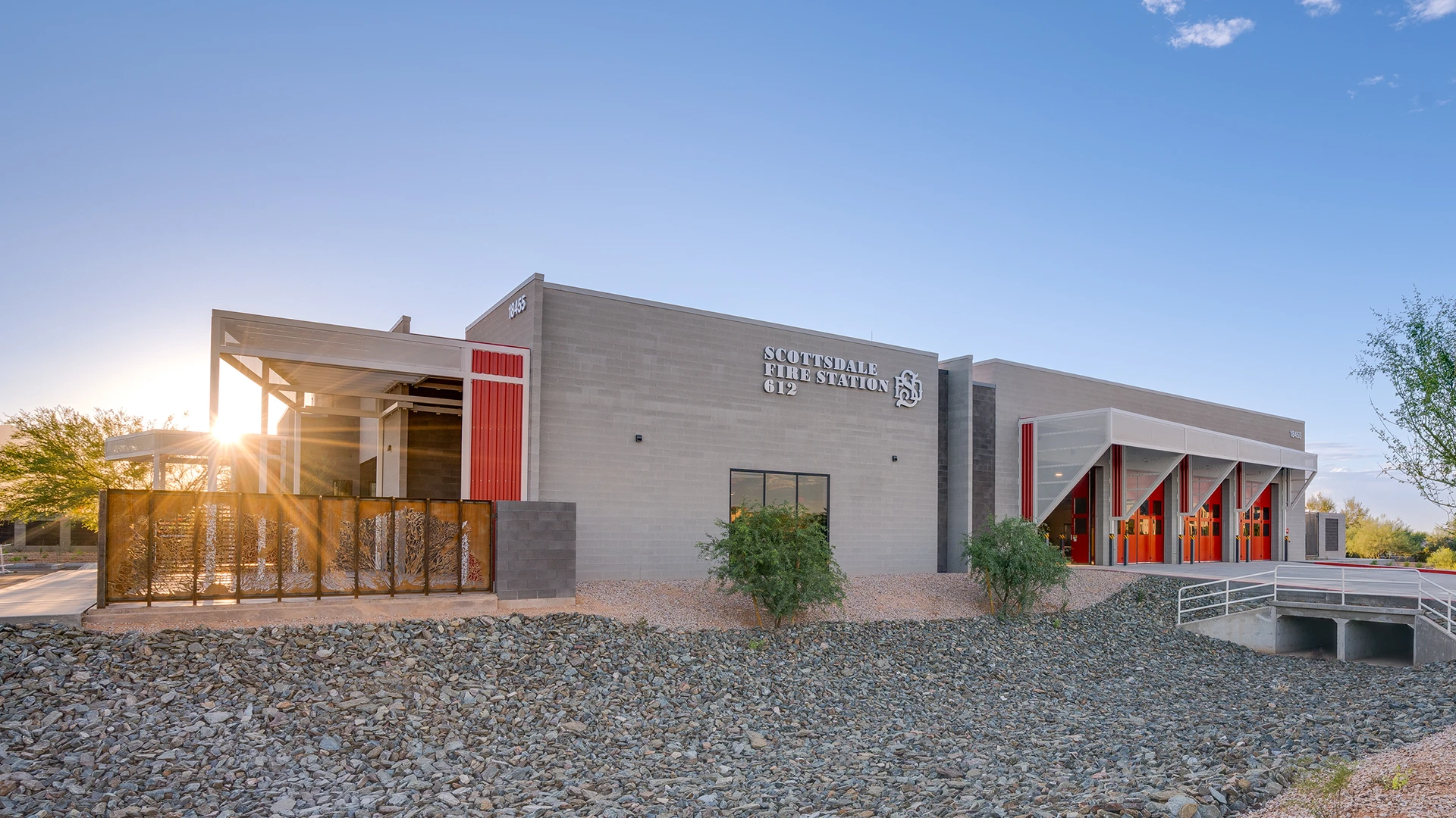 the new fire station 612
